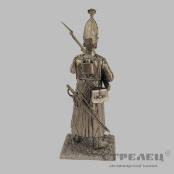 фото — оловянный солдатик «рядовой по команде — взводи курки. россия». гк